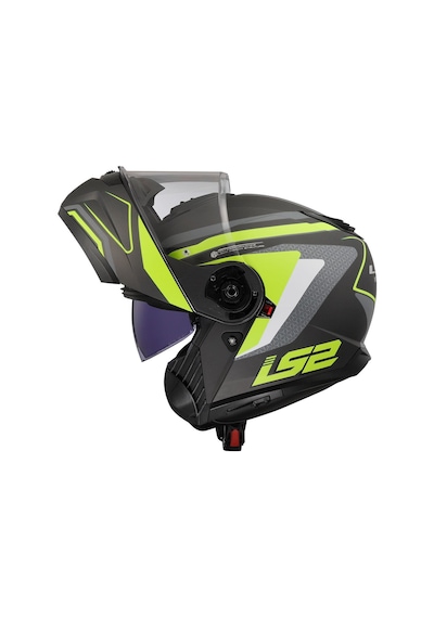 Ls2 Strobe 2 Phantom Mat Tıtanıum-neon Sarı Kask Sarı