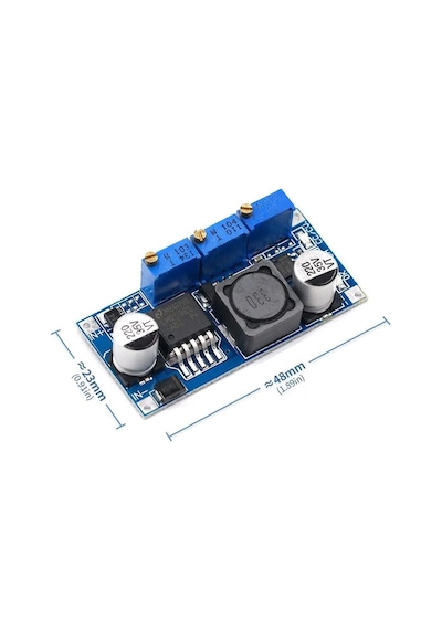 Lm2596 Acav Güç Kaynağı Pil Şarj Modülü Voltaj Düşürür Ayarlanabilir Akım Ve Voltaj Dc Dc Çev