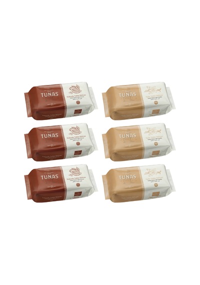 Tunas Kakaolu Ve Sade Tahin Helvası 200 Gr 6 Lı Karma Paket