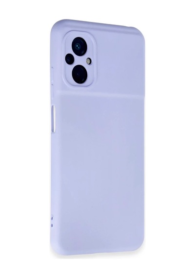 Xiaomi Poco M5 Uyumlu Kılıf Nano İçi Kadife Silikon - Lila