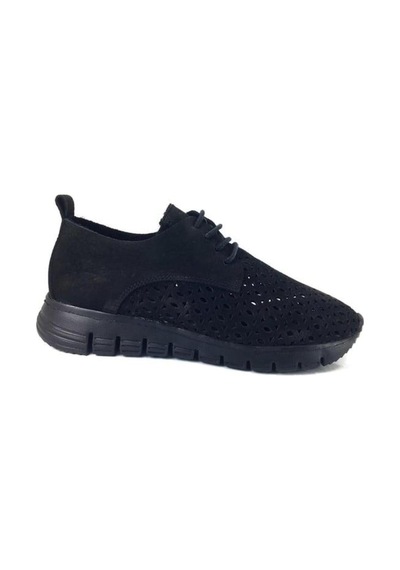 Mammamia D24ya-3895 Kadın Deri Spor Ayakkabı D24YA-3895-R1627 Siyah