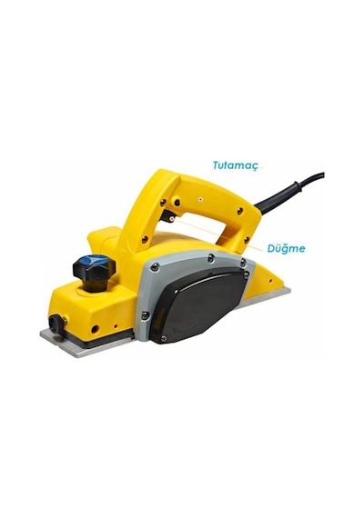 Staxx Power Metal Sanzıman 2200W Çift Bıcaklı Planya Makinesi