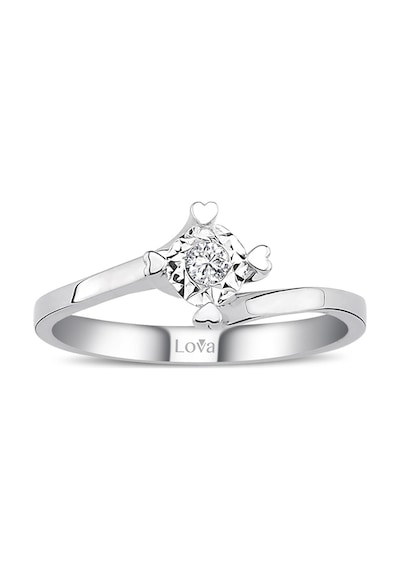 Lova 0,50 Karat Efektli Pırlanta Tektaş Yüzük - 1070098