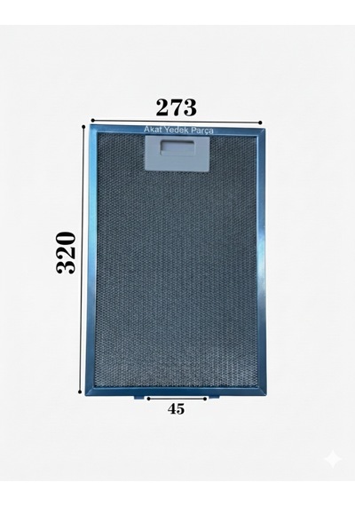 Beko İle Uyumlu Adt 61630 Bı Davlumbaz Metal Filtresi