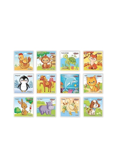 03 355 Anımal Serıes Puzzle Set Adet Fiyatıdır