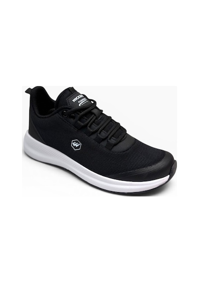 Wickers 2551-26 Anorak Anatomik Taban Bağcıklı Erkek Sneaker Siyah Beyaz