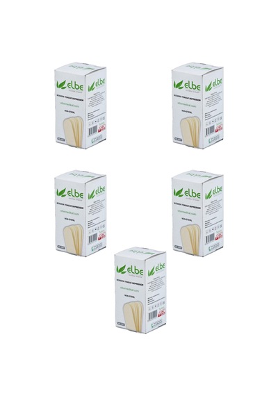 Ağda Spatulası Ve Tahta Dil Basacağı 5' Li Set 100 Adet X 5