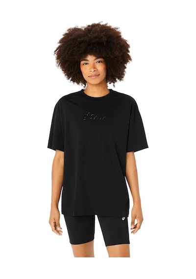 Asics ASICS LOGO TEE Siyah Women Kısa Kollu Tshirt 2032C843-002 Siyah