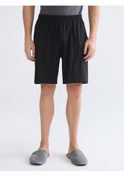 Lc Waikiki Lc Waıkıkı Siyah Standart Kalıp Erkek Pijama Alt Şort