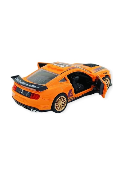 Spor Araba Gt-500 Sürtmeli Işıklı Sesli Turuncu Plastik 18cm