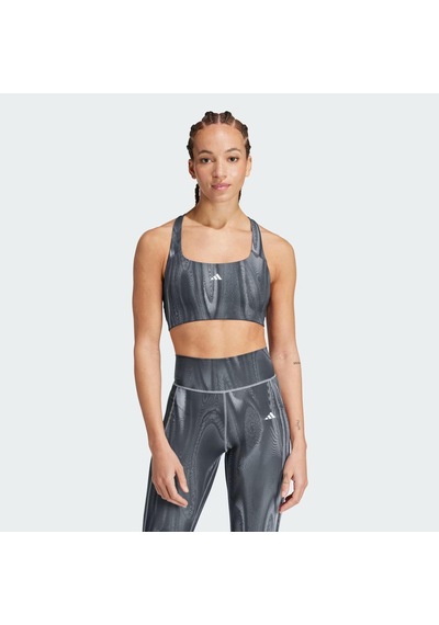 Adidas Powerimpact Training Medium-support 3-stripes Kadın Büstiyer C-adııw9961b30a00 Gri