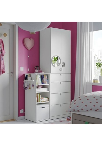 Ikea Altarlıden Askı, Beyaz, 13x36.5 Cm