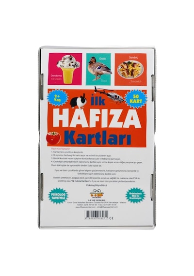 '+2 Yaş İlk Hafıza Kartları (0-6 Yaş Yayınları)