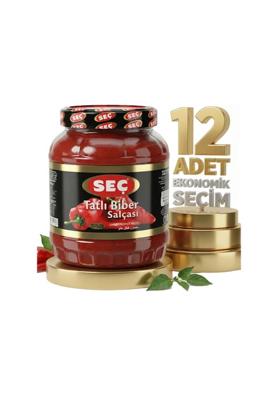 Seç Tatlı Biber Salçası 12x1600 Gr