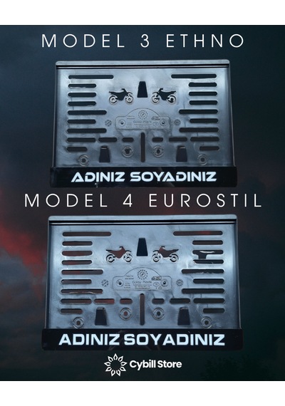 Kişiye Özel Pleksi Motosiklet Plaka Altlığı Şık Ve Dayanıklı Plaka