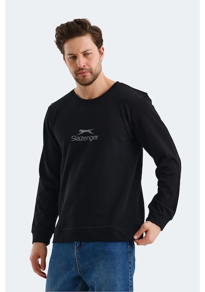 Slazenger Ortwın Erkek Siyah Sweatshirt Siyah
