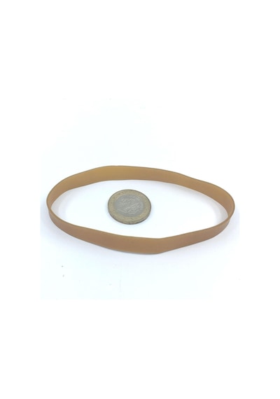 Ekoset 130X10Mm Geniş Kauçuk Paket Ambalaj Kasa Lastiği 100 Adet