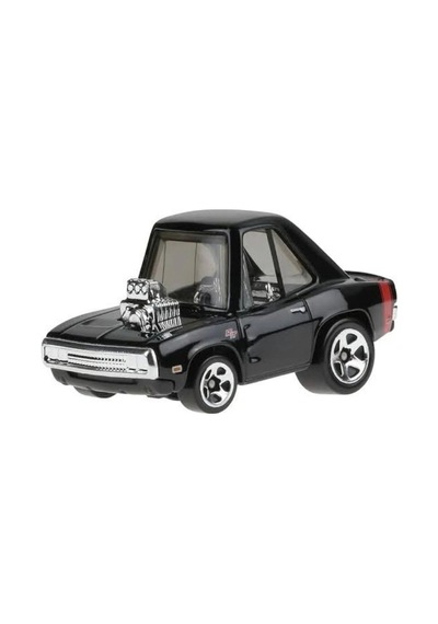 Hot Wheels '70 Dodge Charger Fast & Furious - Tooned Siyah 1/64 Diecast Model Araba Çok Renkli