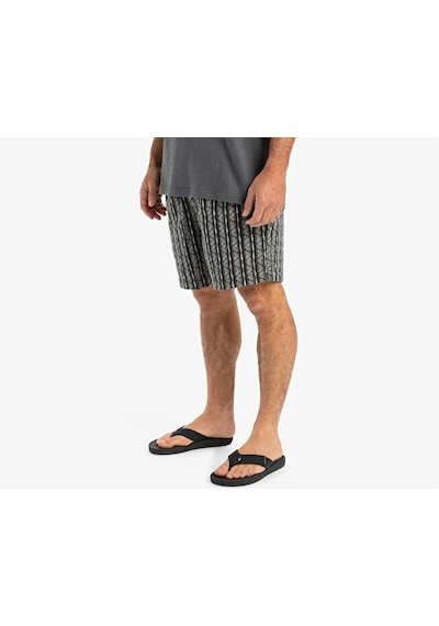 Quiksilver Taxer Jacquard Street Way Erkek Günlük Şort Eqyws03893-blsw Siyah Siyah