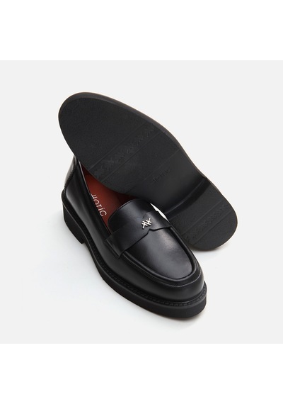 Hotiç Hakiki Deri Siyah Kadın Loafer 01ayh291760a100 Siyah