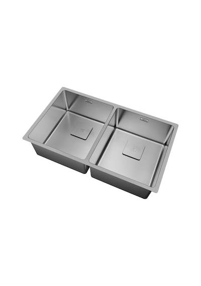 Teka Fle x linea Rs15 2B 740 Çift Hazneli Tezgahüstü/Tezgahasıfır (Flush) Tezgahaltı Paslanmaz Çelik Eviye - 115030009