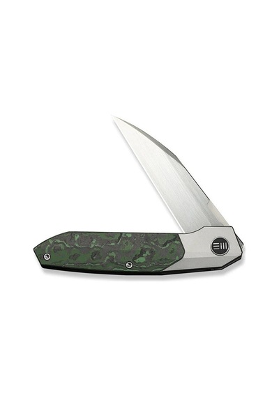 We Knife Brr15 Flipper Knife Gray Titanium Handle With Jungle Wear Fatcarbon Fiber Inlay M390 Blade Kamp Çakı Çok Renkli We Knife Brr15 Flipper Knife Gray Titanium Handle With Jungle Wear Fatcarbon Fiber Inlay M390 Blade Kamp Çakı Çok Renkli