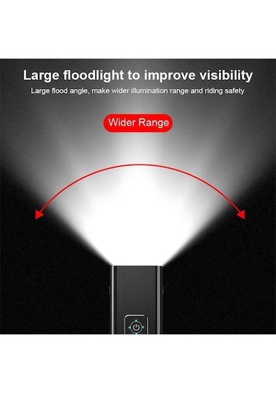 2Xxml-T6 Led 18.000 Lumen Su Geçirmez Bisiklet Farı 2400Mah Pil Açık Gri