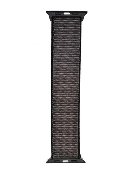 Apple Watch İle Uyumlu 42mm 44mm Hasır Dokuma Spor Loop Kordon, Anchor Gray