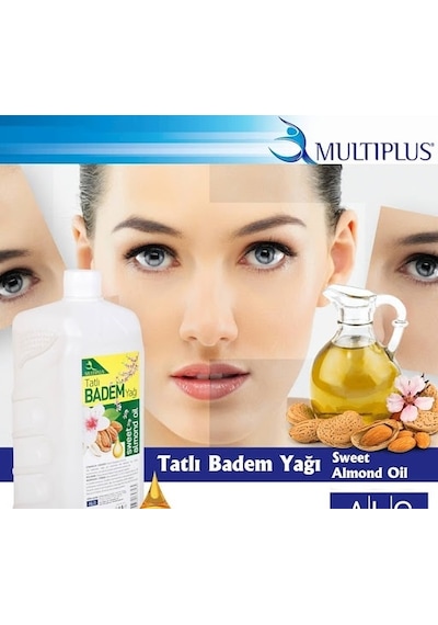 Multiplus Tatlı Badem Yağı 1000 Ml