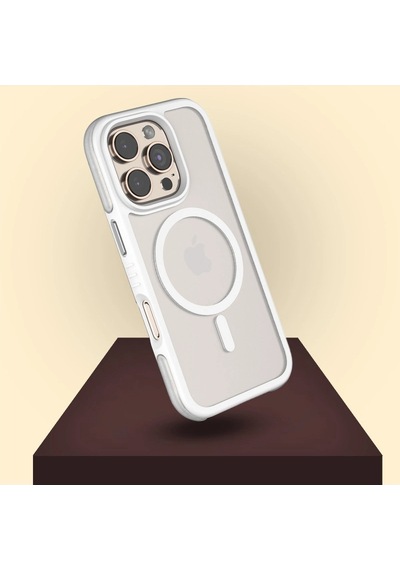 Apple Uyumlu iPhone 16 Pro Orbit Magsafe Kapak Siyah\