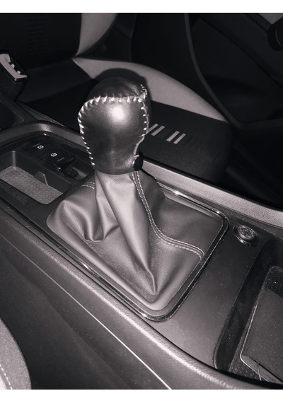 Seat Leon Manuel Vites Topuzu Kılıfı El Yapımı Hakiki Deri