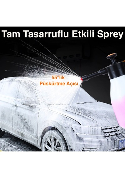 Ally Yüksek Basınçlı Araç Oto Yıkama Temizleme Spreyi Köpürtücü Beyaz