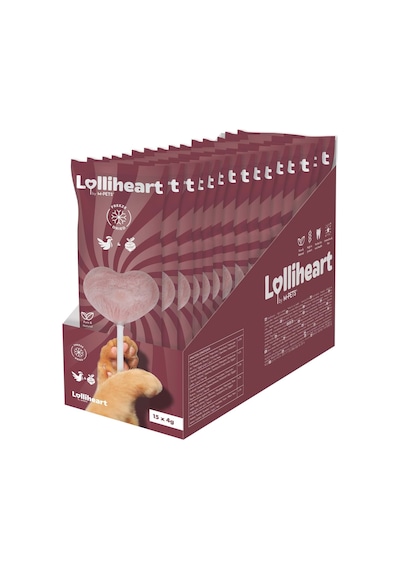 M-pets Lolliheart Pancarlı Kedi Ödülü 4gr 15li Koli
