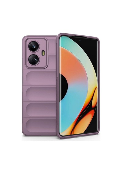 Realme 10 Pro 5g Kılıf Optimum Silikon - Mor Evimdeyokyok