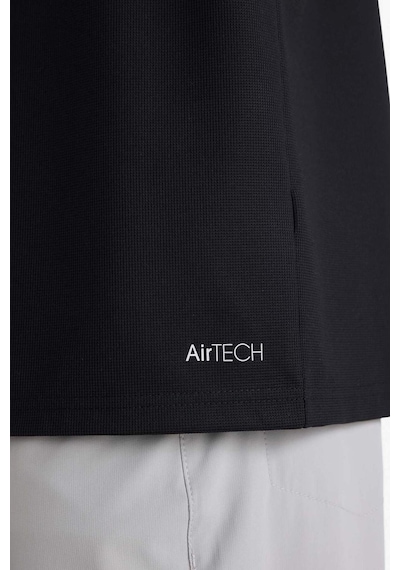 Defacto Defactofit Standart Fit Polo Yaka Sporcu Kısa Kollu Tişört E9351ax25aubk81 SIYAH