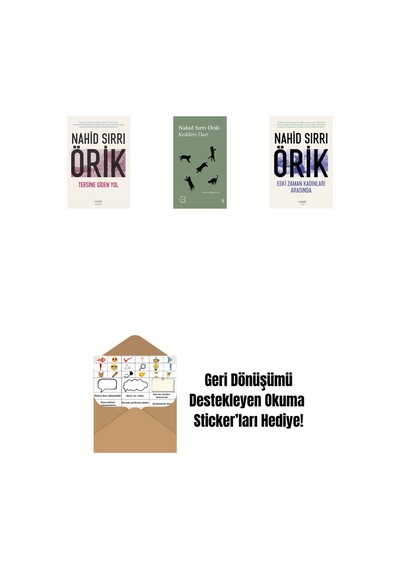 Tersine Giden Yol + Everest Açıkhava 29 - Kedilere Dair + Eski Zaman Kadınları Arasında + Okuma Sticker'ları