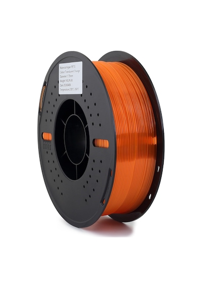 Filamix Hyper Petg Yarı Şeffaf Turuncu Filament 1.75mm 1 Kg