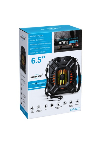 Gts-1222 Taşınabilir Kablosuz Bluetooth Hoparlör & Karaoke Seti