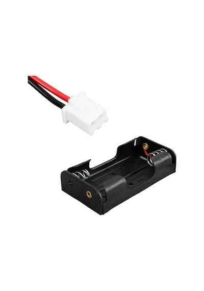 Powermaster Ic-233a Plastik Siyah Aa 2'li Pil Yuvası