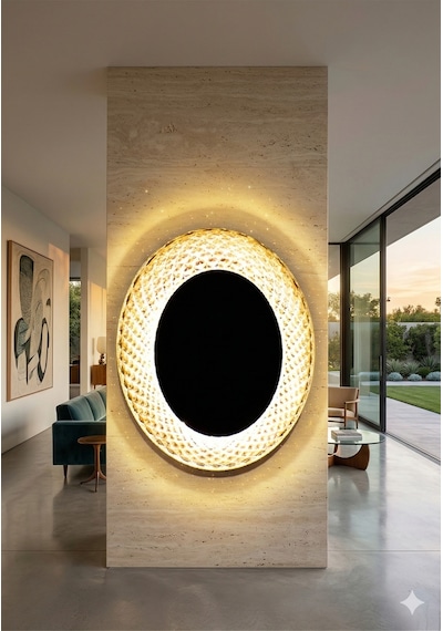 24w Dekoratif Led Kristal Duvar Apliği- Günışığı--3000k Sarı