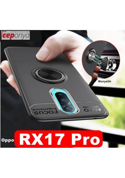 Oppo Rx17 Pro Yüzüklü Standli Manyetikli Kamera Korumali Kilif 396873117
