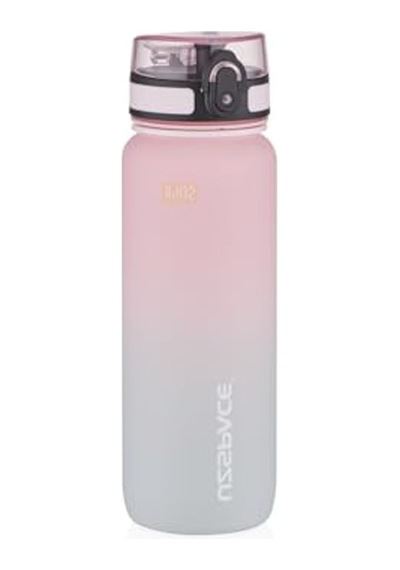 800 Ml Kapasiteli Bpa İçermeyen Motivasyonel Su Matarası, Çift Renkli 0