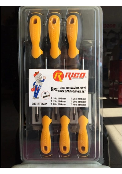 Rico 6 Parça Torx Tornavida Takımı