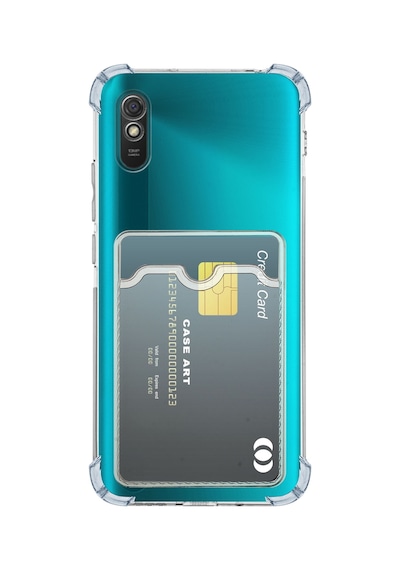 Samsung Uyumlu Galaxy S22 Kapak Kamera Korumalı Kartlıklı Darbe Emici Özellikli Şeffaf Silikon Kılıf