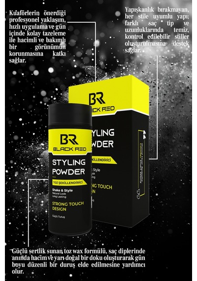 Saç Şekillendirici Toz Wax Pudra Güçlü Tutuş Ve Doğal Görünüm - Strong Touch Toz Wax - 20g Saçbakım Diğer
