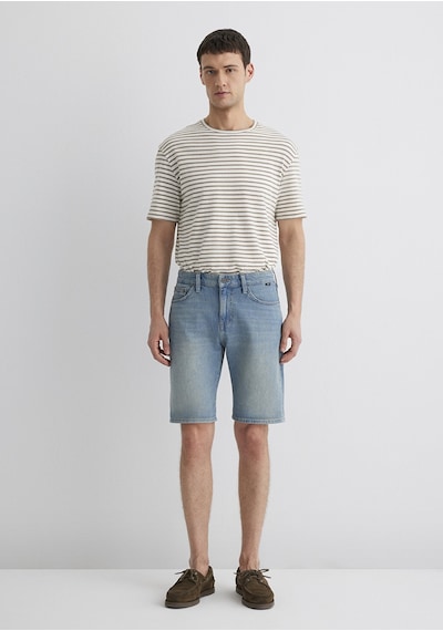 Mavi - Brian 90lar Vintage Indigo Mavi Jean Şort 0418485360 Açık Mavi