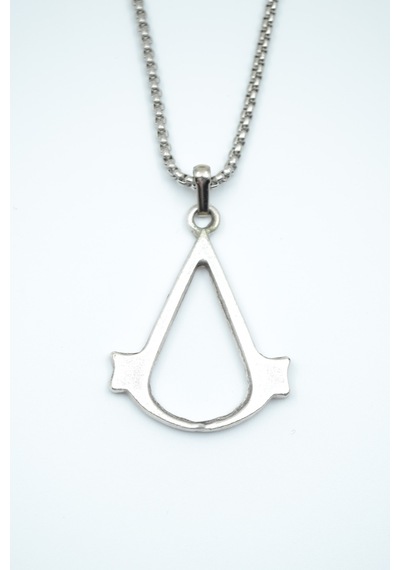 Assassin's Creed Örme Zincir Kolye Gümüş