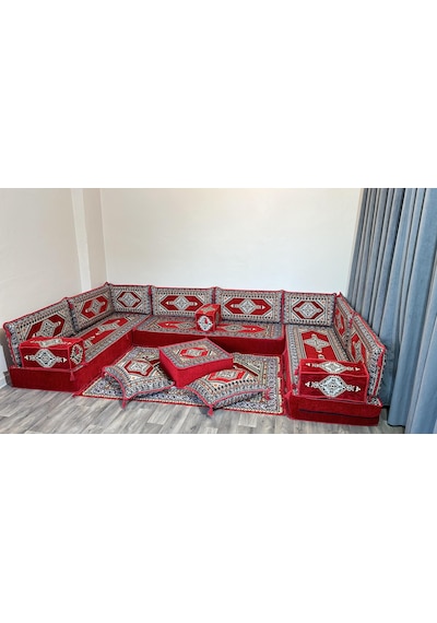 Coton Şark Köşesi 20cm Minderli Konsept 18 Parça Coton Şark Köşesi 20cm Minderli Konsept 18 Parça