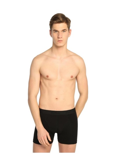 Tutku Erkek Elastan Boxer - 6'Lı Paket - Siyah 001