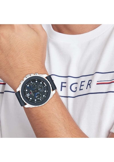 Tommy Hilfiger Th1710687 Erkek Kol Saati Metalik Gri
